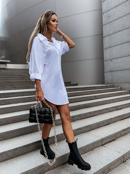 White Isla Business Blouse