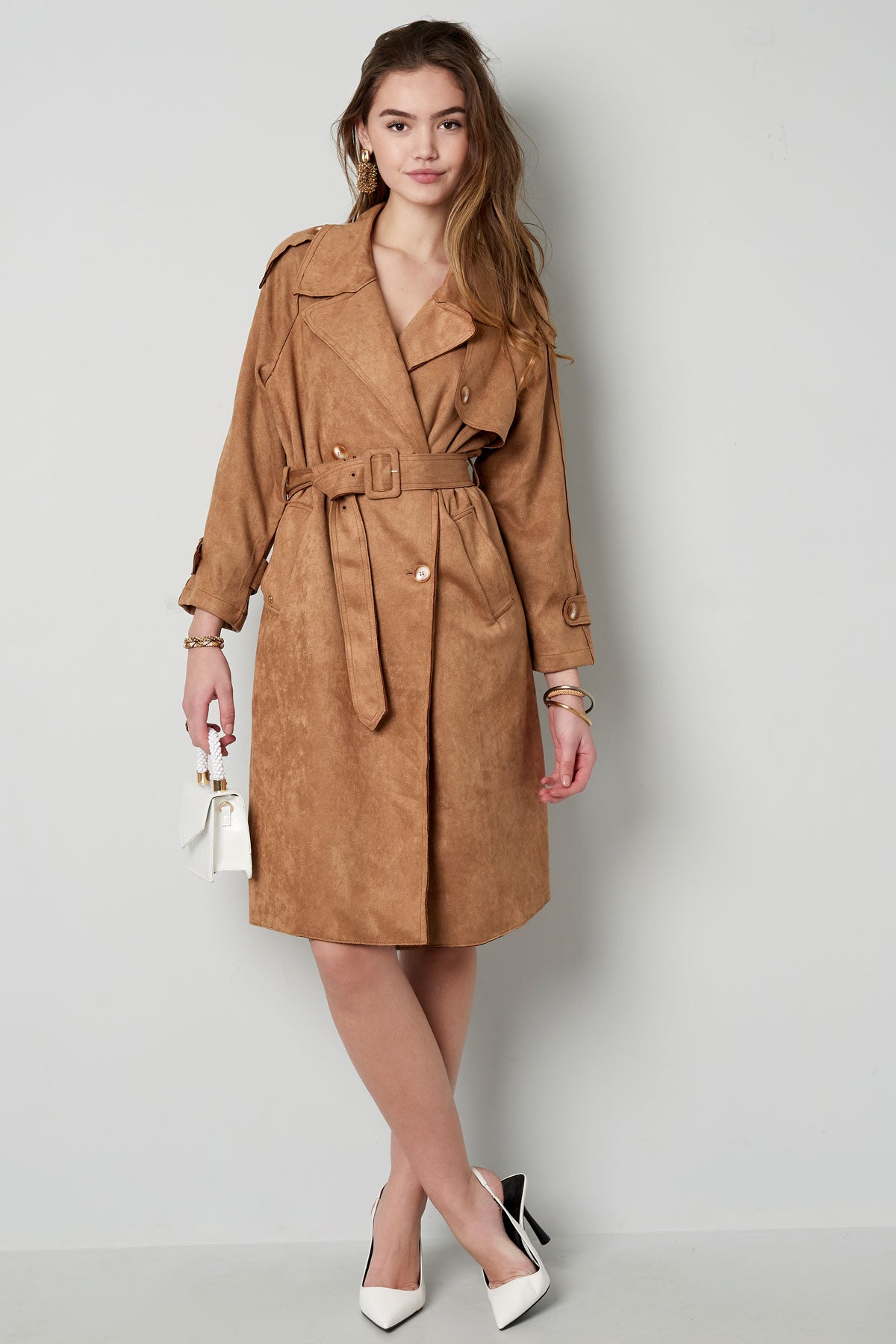 Isla Suede Trench - met elke outfit te combineren!