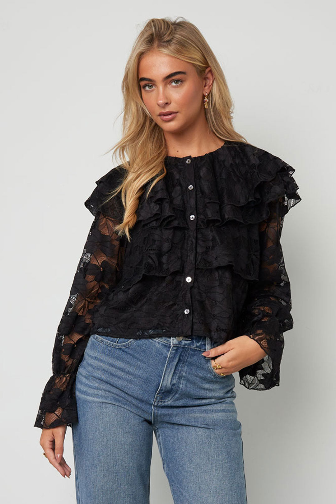 Ibiza Boho Blouse Lace
