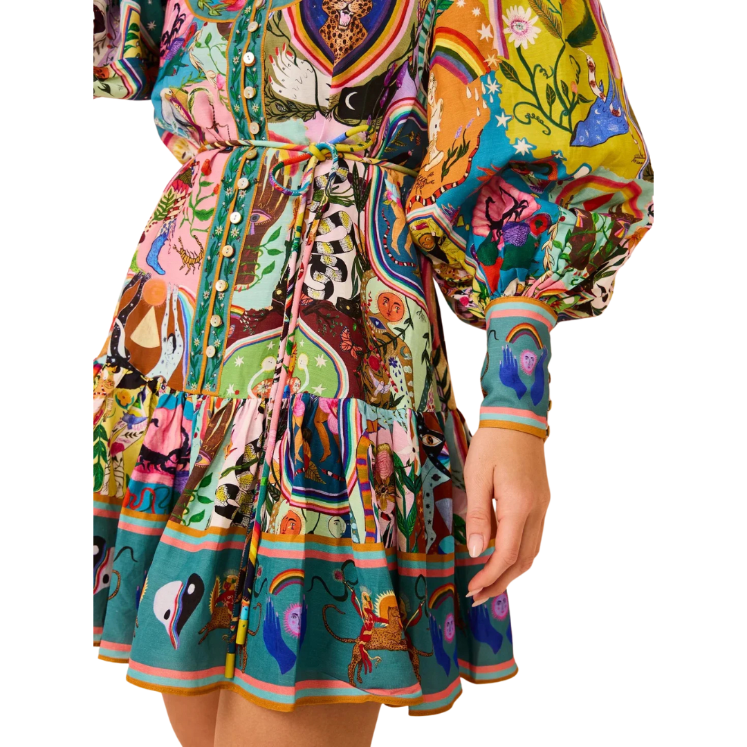 Tulum Graffiti – A Playful & Colourful Dress