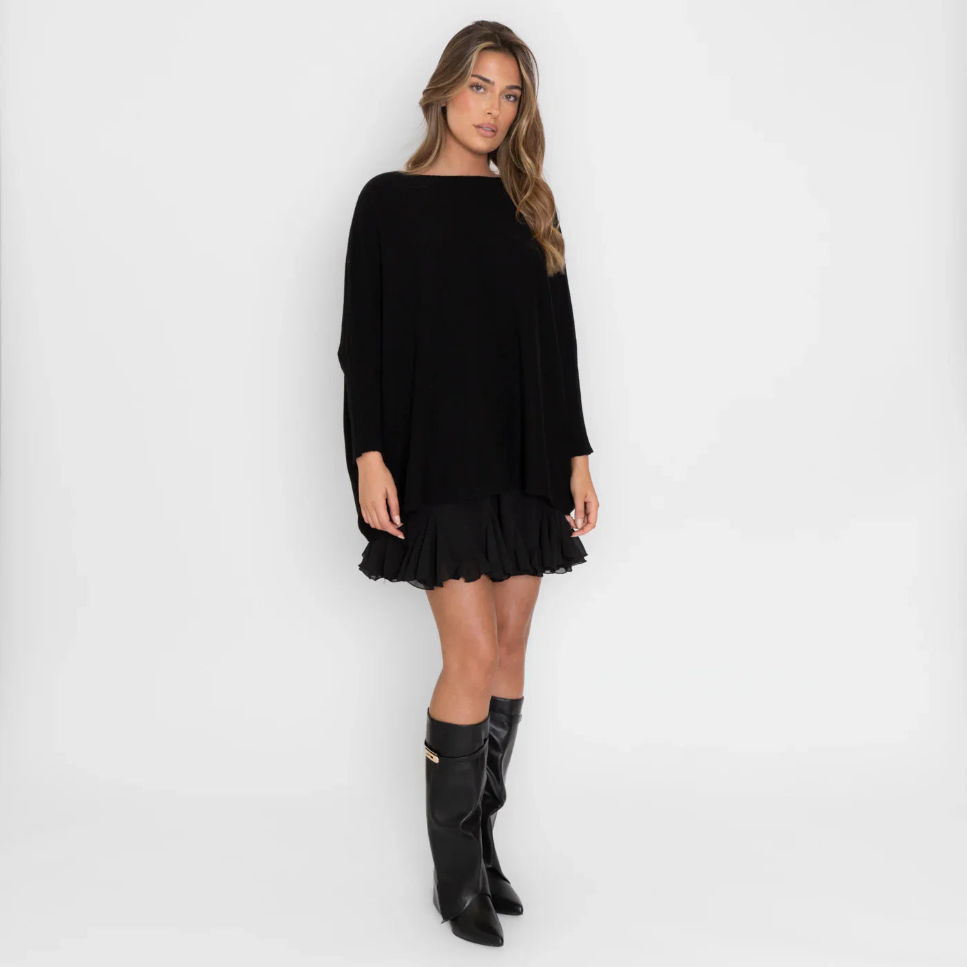 Cozy Oversized Trui Beige - Heerlijk warm!