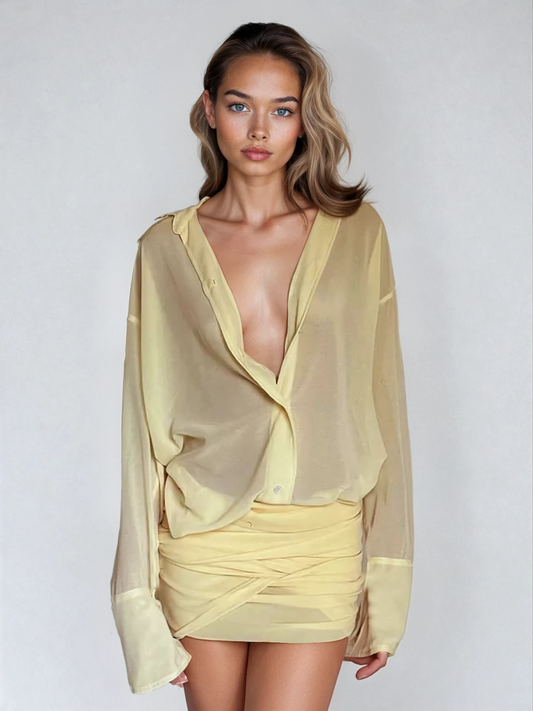 Ibiza Sunrise Co-Ord Blouse & Rok