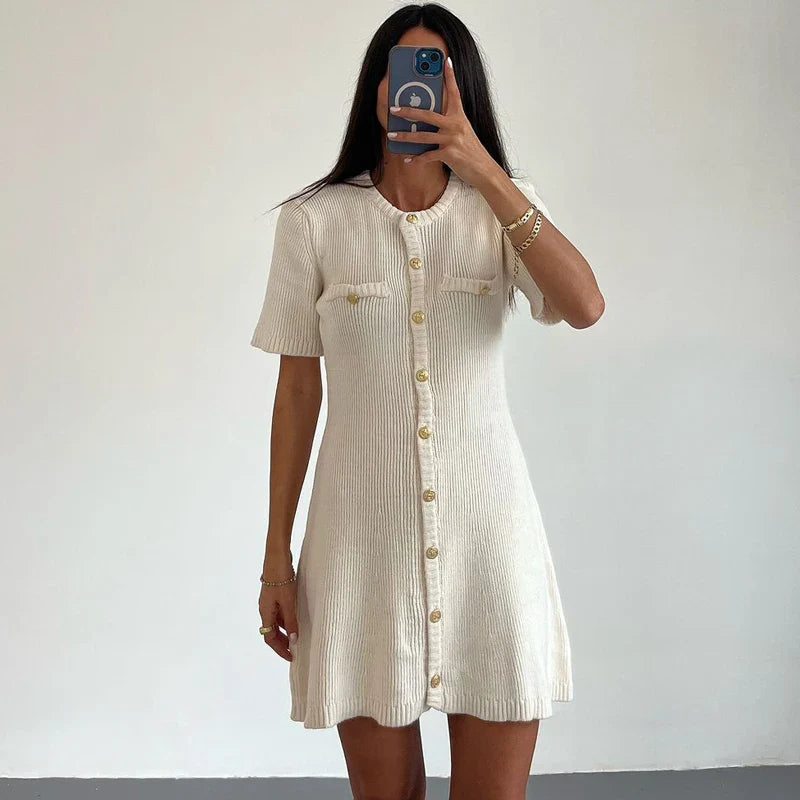 White Isla Mini Dress