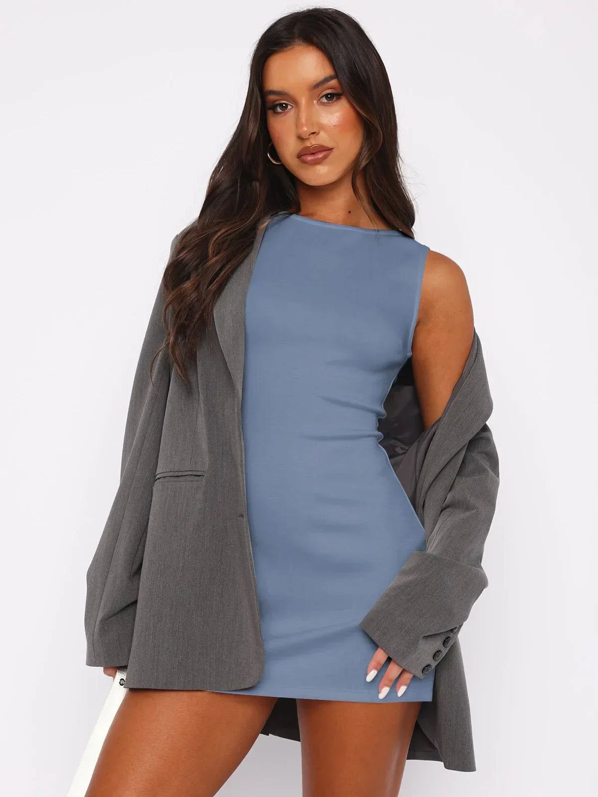Sleeveless mini Dress - Zomerse mini jurk