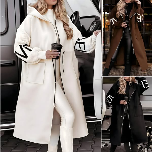 Isla Rosana Oversized Jacket met Capuchon