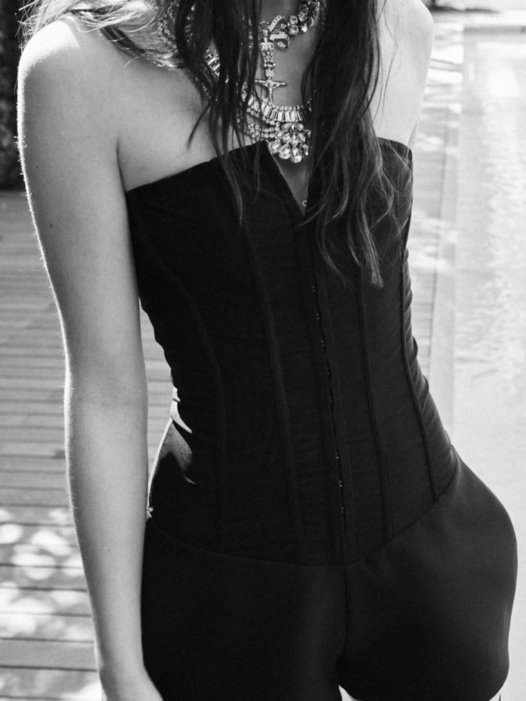 Dark Strapless Corset
