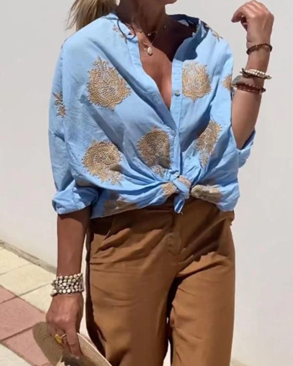 Isla Linnen Blouse - Summer Favorite