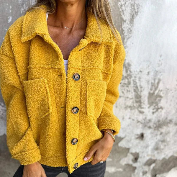 Isla Teddy Jacket - Zacht van buiten, warm van binnen