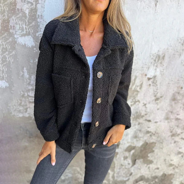 Isla Teddy Jacket - Zacht van buiten, warm van binnen