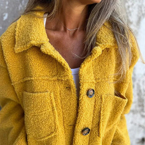 Isla Teddy Jacket - Zacht van buiten, warm van binnen